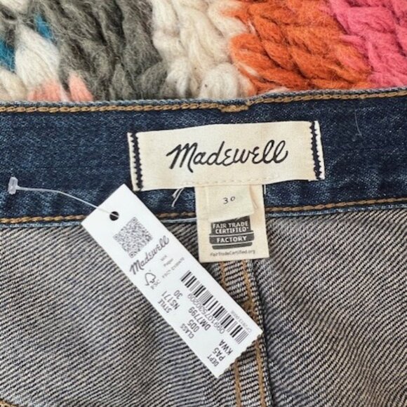 Madewell NWT Denim Miniskirt in Karney Wash, Size 30 - Picture 5 of 7